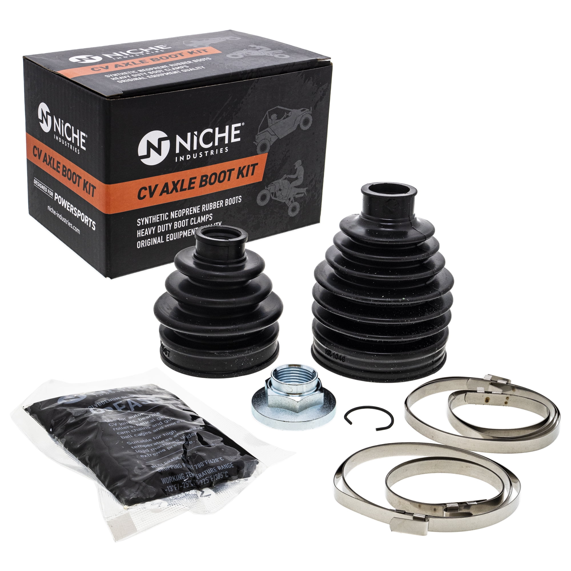 Niche Front CV Axle Boot Kit for Yamaha 28P2510G0000 Kodiak 450 ATV
