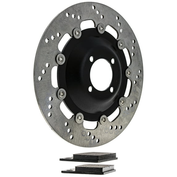 Niche Front Left Brake Rotor Pad Kit for BMW R80 34217657025 Motorcycle MK1007166