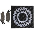 thumbnail image 1 of Niche Front Left Brake Rotor Pad Kit for Honda CRF450R CRF250R Motorcycle MK1006438, 1 of 6