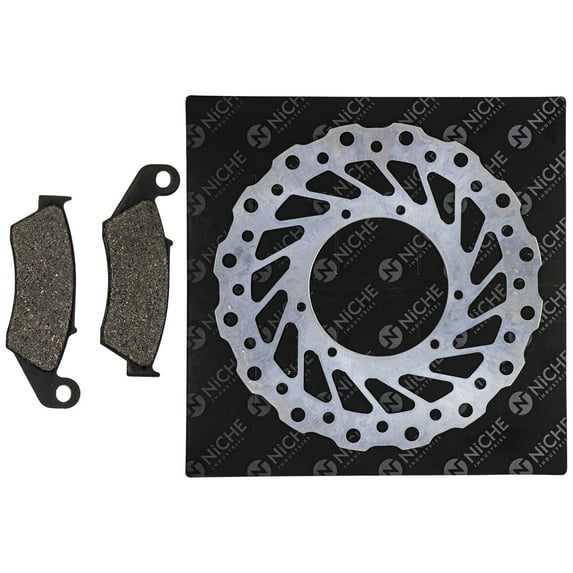 Niche Front Left Brake Rotor Pad Kit for Honda CRF450R CRF250R Motorcycle MK1006438