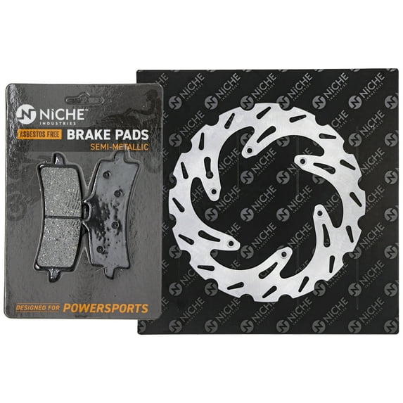 Niche Front Left Brake Rotor Pad Kit for Husqvarna FS450 Motorcycle MK1006593