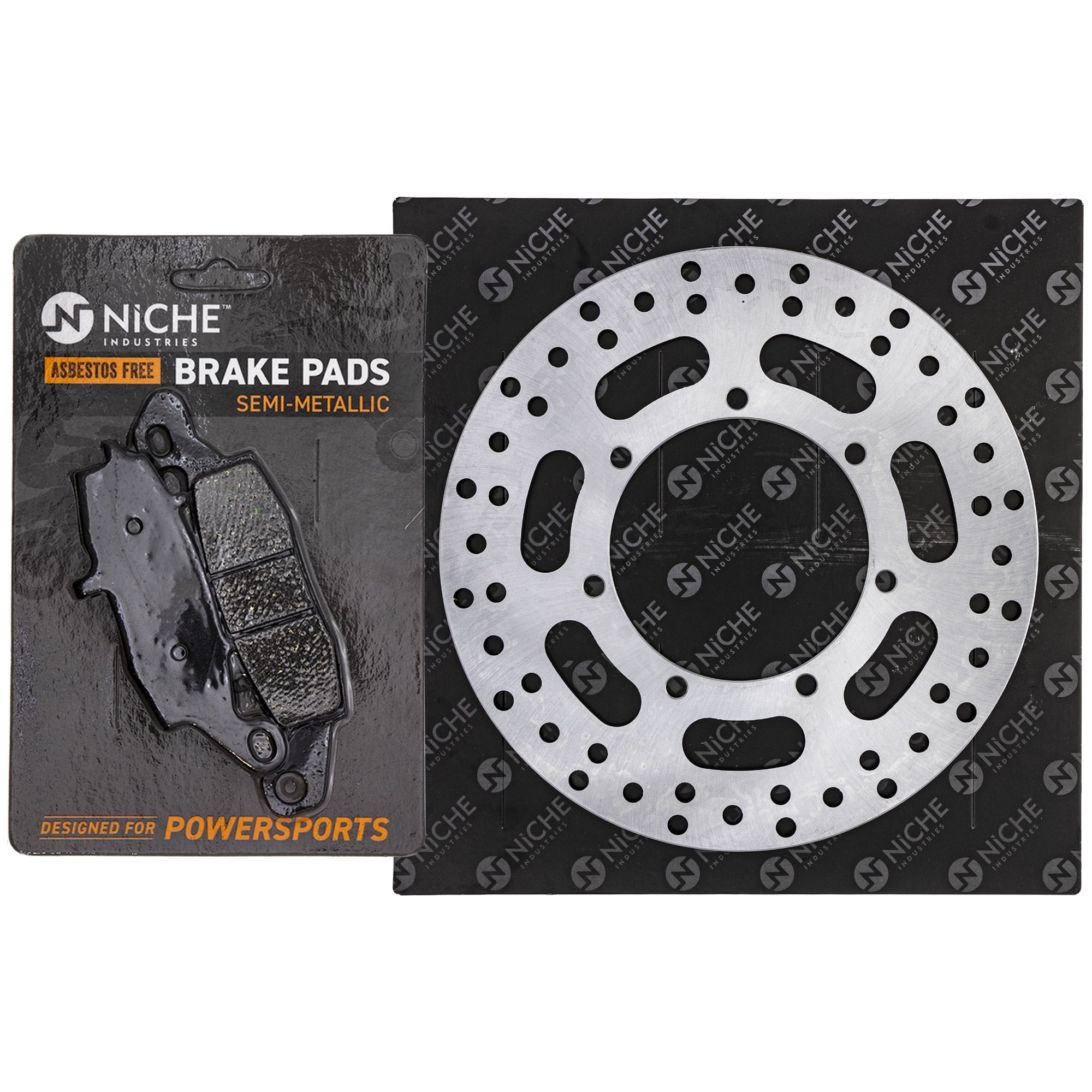 Niche Front Left Brake Rotor Pad Kit for Kawasaki 43082-0009