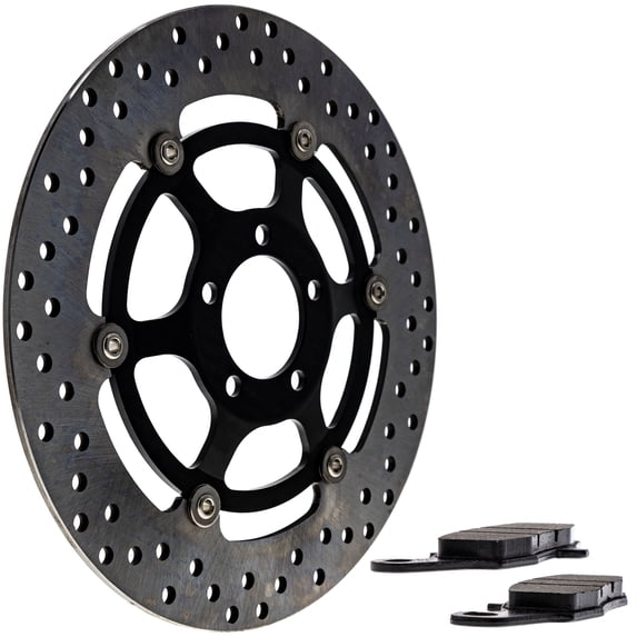 Niche Front Left Brake Rotor Pad Kit for Kawasaki 43082-0050 Motorcycle MK1006673