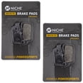 thumbnail image 1 of Niche Front Rear Brake Pad Set for Yamaha YZ250 Organic Motorcycle 2 Pack 519-KPA2486D, 1 of 6