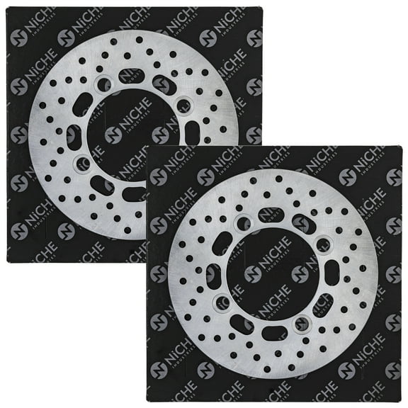 Niche Front Rear Brake Rotor Set for Kawasaki Mule Pro FXT FX FXR UTV 519-CRT2498R