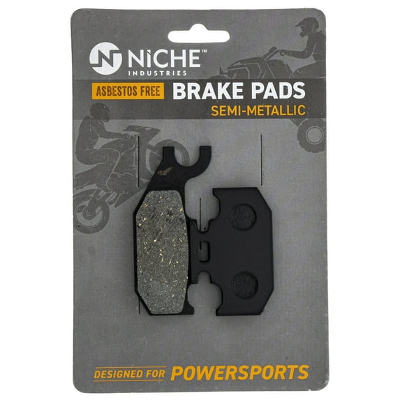 Niche Front Right Brake Pad Set for Suzuki King Quad 500 Semi-Metallic ATV 519-KPA2258D