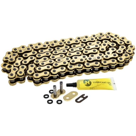 Niche Gold 420 X-Ring Chain 112 Links With Master Link Motorcycle 519-CDC2556H