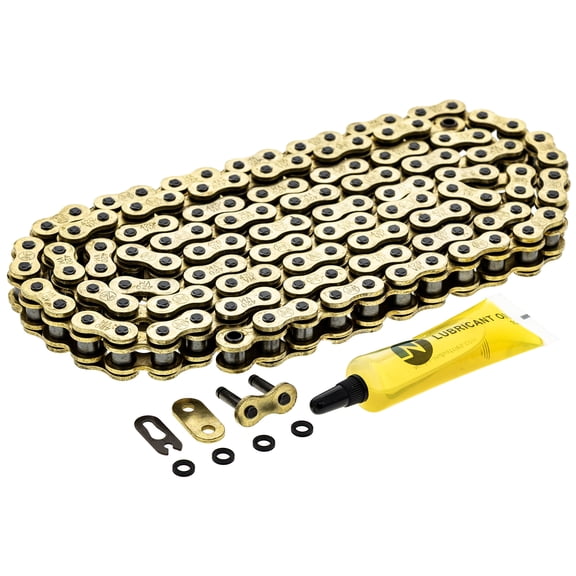 Niche Gold 420 X-Ring Chain 128 Links With Master Link Motorcycle 519-CDC2596H
