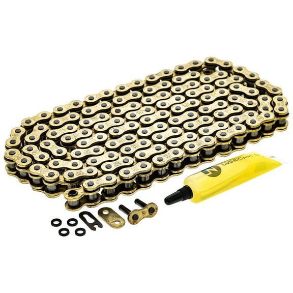 Niche Gold 420 X-Ring Chain 130 Links With Master Link Motorcycle 519-CDC2563H