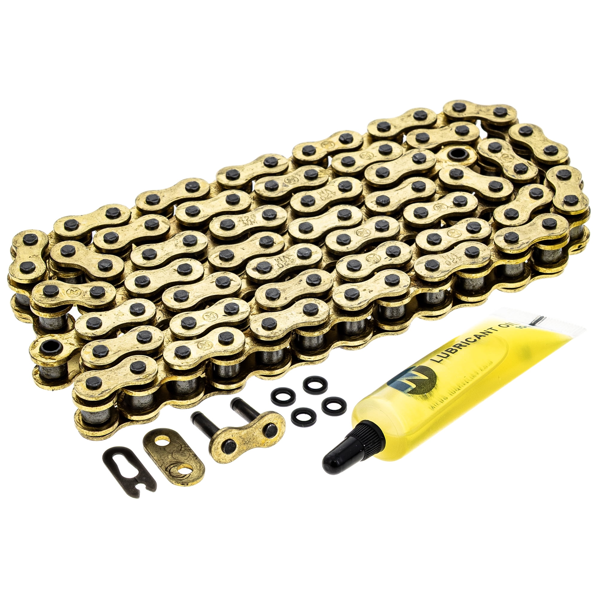 Niche Gold 420 X-Ring Chain 96 Links With Master Link Motorcycle