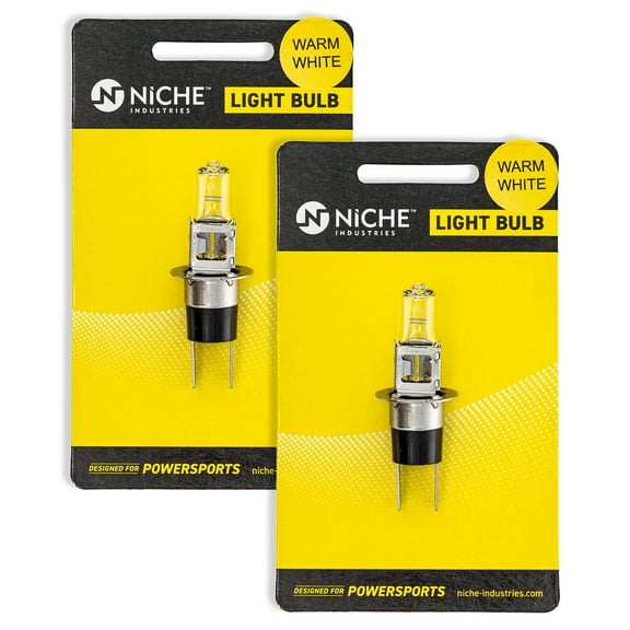 Niche HC3 Headlight Bulb for Suzuki DRZ400 RMX250 Motorcycle 2 Pack 519-CBL2242B
