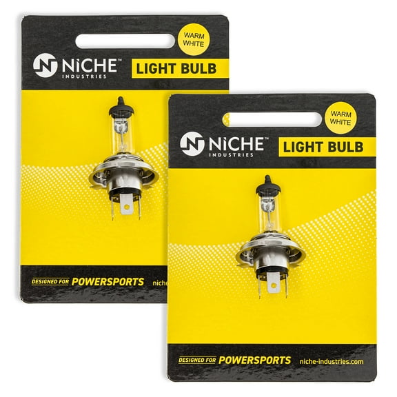 Niche HS1 Headlight Bulb for Polaris Sportsman 500 800 ATV 2 Pack 519-CBL2264B