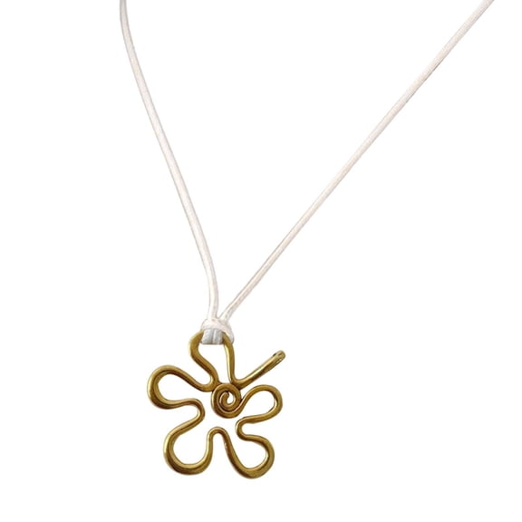 Niche Hollow Flower Collarbone Chain Korean Student Adjustable Neck Chain