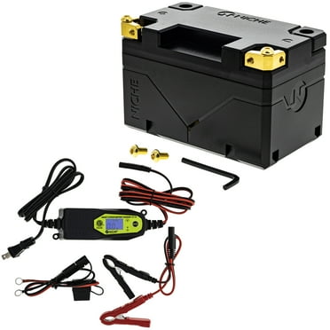 Niche Lithium Battery with Charger YTZ10S 12V 240A Yamaha Kawasaki KTM Motorcycle MK1015041