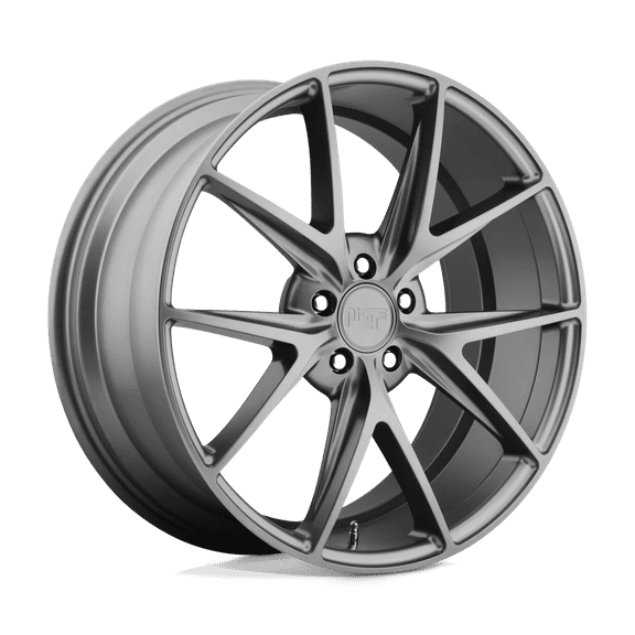 Niche M116 Misano 19X8.5 5X112 34Et 66.5Cb Matte Gun Metal Wheel