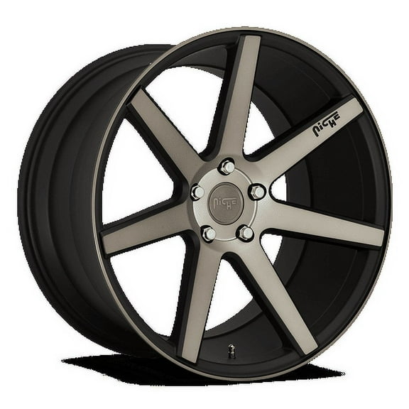 Niche M150 Verona 20X10.5 5X112 27Et 66.56Cb Matte Black Machined Wheel