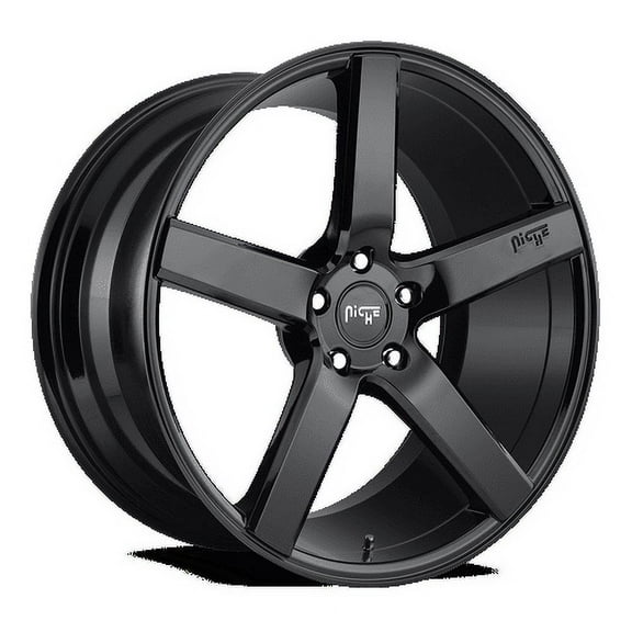 Niche M188 Milan 20X8.5 5X114.3 35Et 66.56Cb Gloss Black Wheel