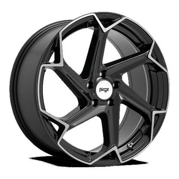 Niche M255 Flash 20X9 5X112 38Et 72.56Cb Gloss Black Brushed Wheel