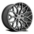 thumbnail image 1 of Niche M262 Mazzanti 22X10 5X112 20Et 66.56Cb Gloss Black Brushed Face Wheel, 1 of 3