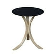 thumbnail image 1 of Niche Mia Bentwood Round Accent Table- Natural Black, 1 of 6