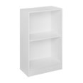 Niche Mod 2 shelf Bookcase White Wood Grain