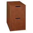 thumbnail image 1 of Niche Mod Freestanding Pedestal Two Drawer Filing Cabinet- Cherry, 1 of 6