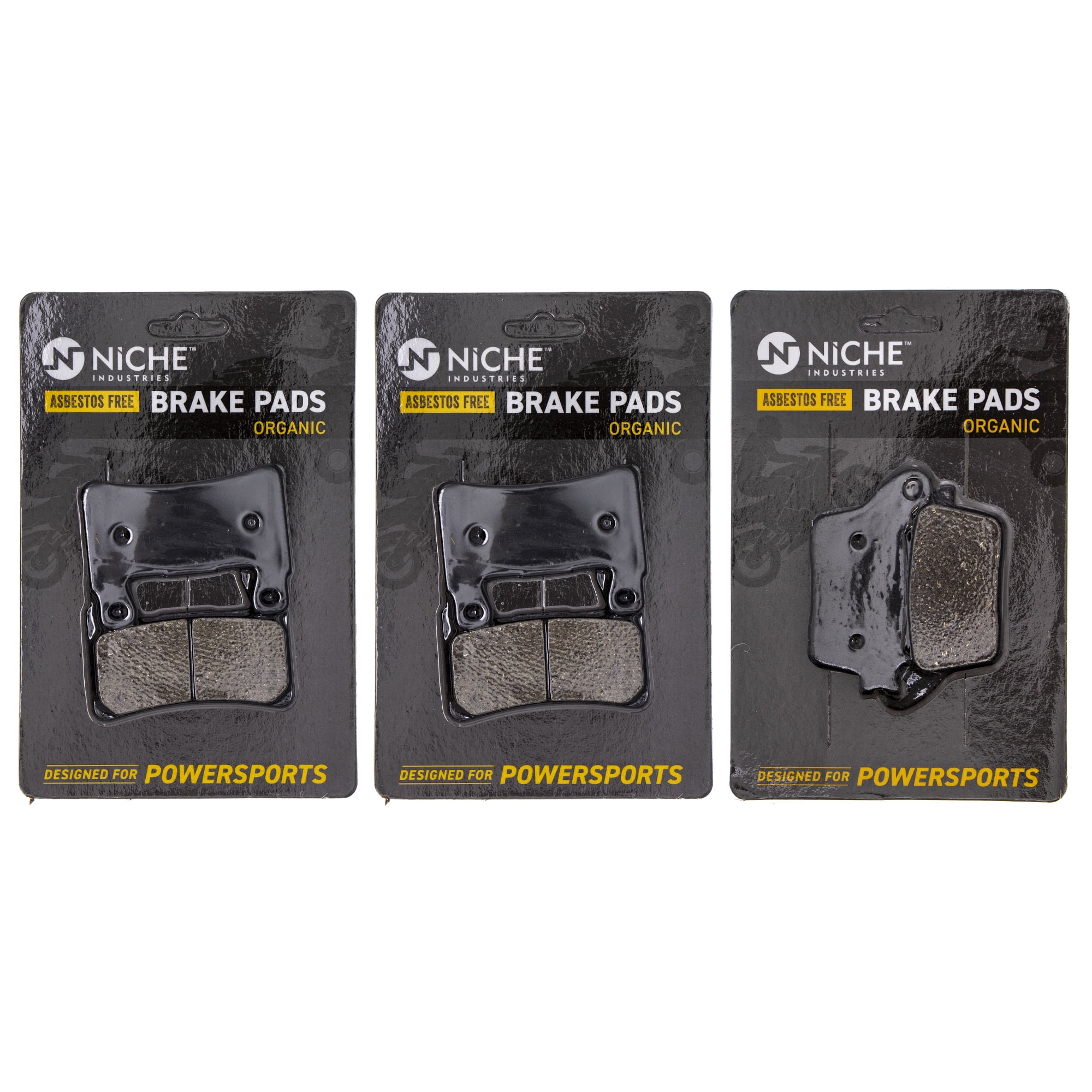 Niche Semi-Metallic Brake Pad Set for 2013-19 Kawasaki Ninja ZX6R