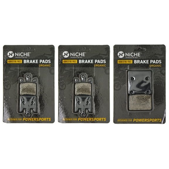 Niche Organic Brake Pad Set for Kawasaki Ninja ZX12R Motorcycle MK1002581