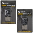 thumbnail image 1 of Niche Rear Brake Pad Set for Ducati 996 Rear Organic Motorcycle 2 Pack 519-KPA2562D, 1 of 6