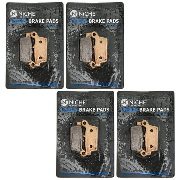 Niche Rear Brake Pad Set for Honda CR250R Ceramic Motorcycle 4 Pack 519-KPA2599D