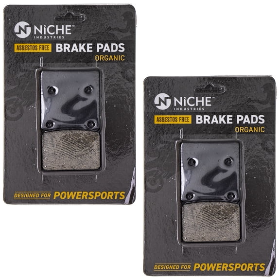 Niche Rear Brake Pad Set for Kawasaki Ninja ZX12R Organic Motorcycle 2 Pack 519-KPA2556D