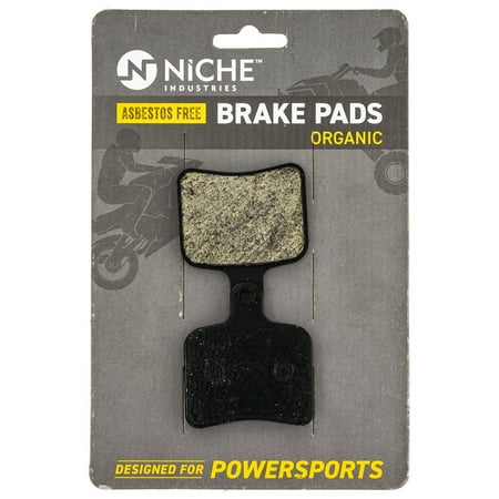 Niche Rear Brake Pad Set for Polaris Pro RMK 800 Organic Snowmobile 519-KPA2675D