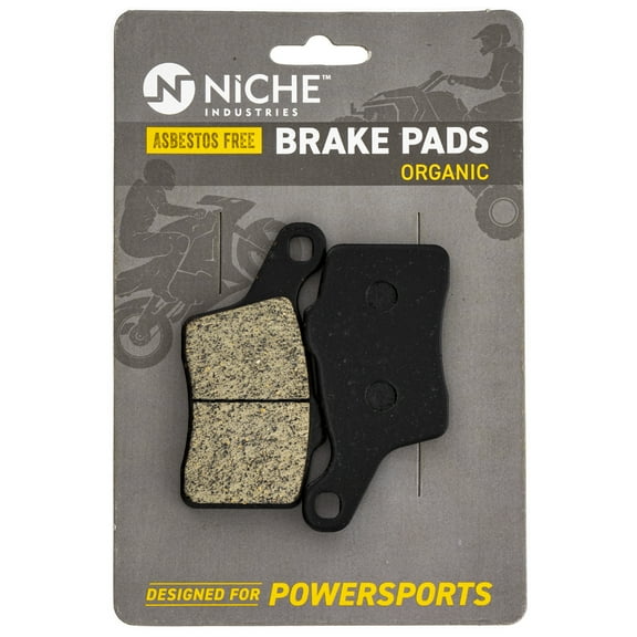 Niche Rear Brake Pad Set for Ski-Doo GSX 600 Organic Snowmobile 519-KPA2657D