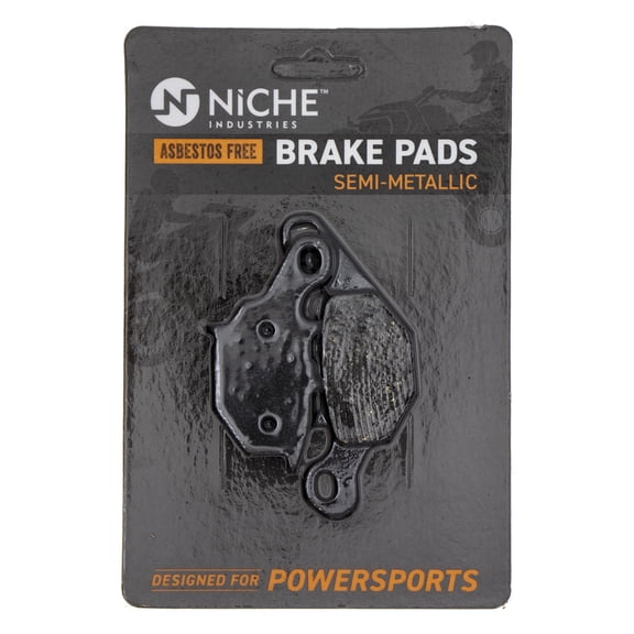 Niche Rear Brake Pad Set for Suzuki RM85 Semi-Metallic Motorcycle 519-KPA2443D
