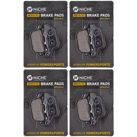 Niche Rear Brake Pad Set for Triumph Sprint Organic Motorcycle 4 Pack 519-KPA2559D