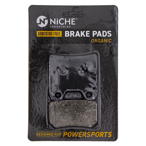Niche Rear Brake Pad Set for Yamaha FZ1 Organic Motorcycle 519-KPA2574D