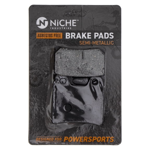Niche Rear Brake Pad Set for Yamaha FZ1 Semi-Metallic Motorcycle 519-KPA2459D