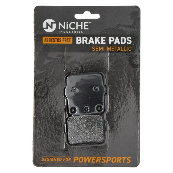 Niche Rear Brake Pad Set for Yamaha YZ80 Semi-Metallic Motorcycle 519-KPA2422D