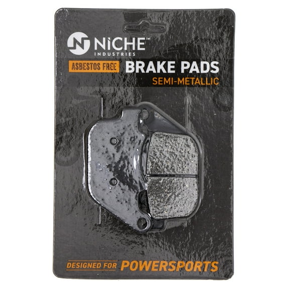 Niche Rear Brake Pad for Harley-Davidson Sportster 1200 Semi-Metallic Motorcycle 519-KPA2312D