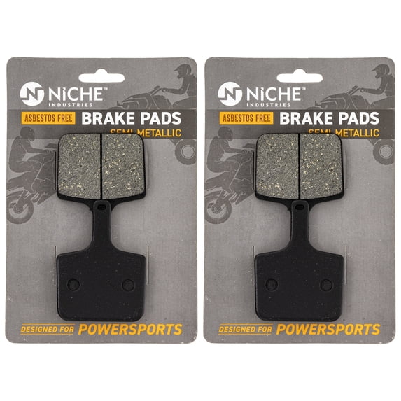Niche Rear Brake Pad for Polaris RMK 700 Semi-Metallic Snowmobile 2 Pack 519-KPA2628D