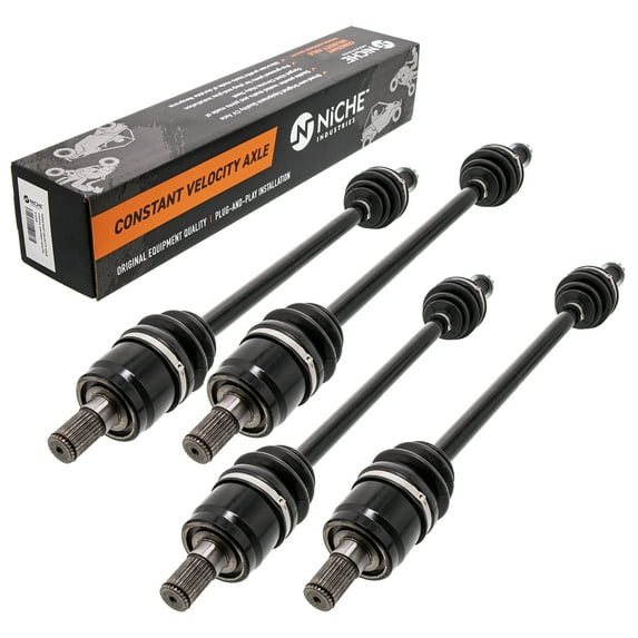 Niche Rear CV Axle Drive Shaft for Honda Pioneer 700 UTV 4 Pack 519-KCA2354X