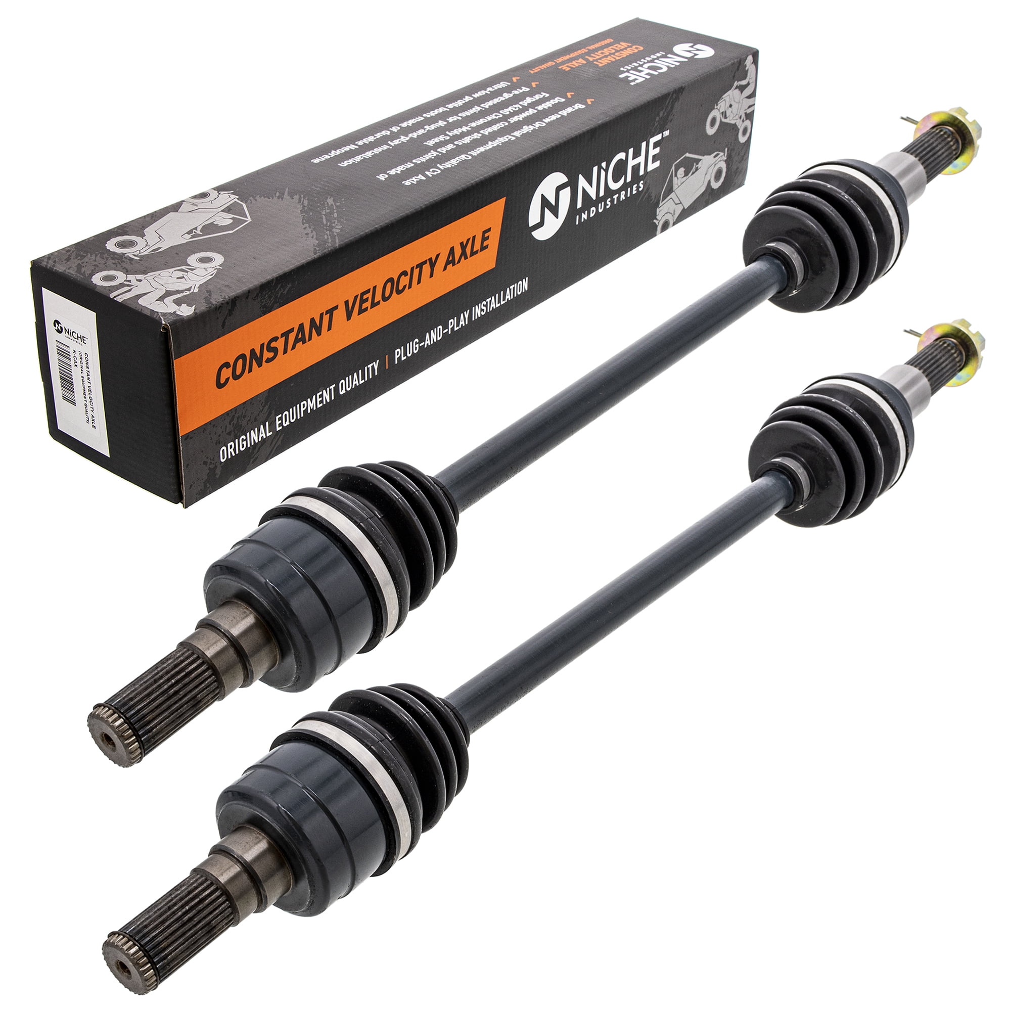 Niche Rear Drive Shaft CV Axle for Yamaha Viking VI UTV 2 Pack 519