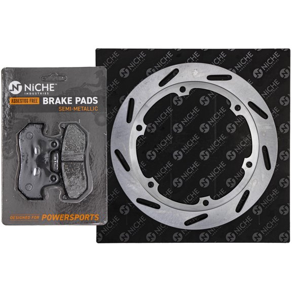 Niche Rear Left Brake Rotor Pad Kit for Honda Goldwing 1500 Motorcycle MK1006901