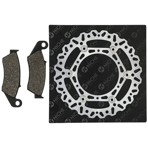 Niche Rear Left Brake Rotor Pad Semi Metallic Kit for Yamaha WR450F Motorcycle MK1006455