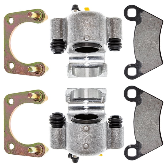 Niche Rear Left Right Brake Caliper Pad Set Pair for Polaris RZR 900 UTV MK1001268
