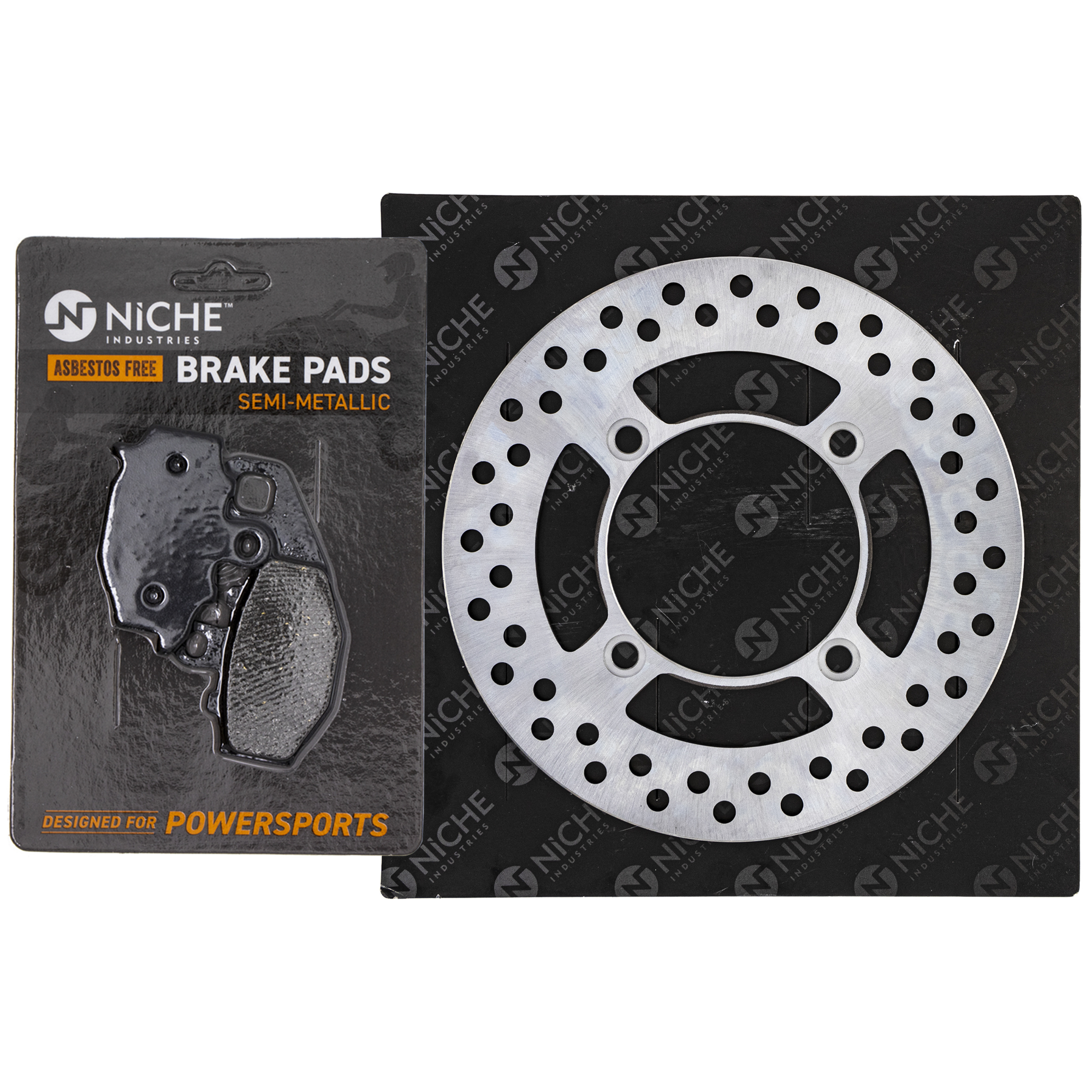 Niche Rear Right Brake Rotor Pad Kit for Kawasaki 43082-1213