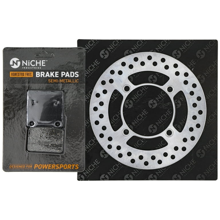 Niche Rear Right Brake Rotor Pad Kit for Kawasaki Ninja ZX12R