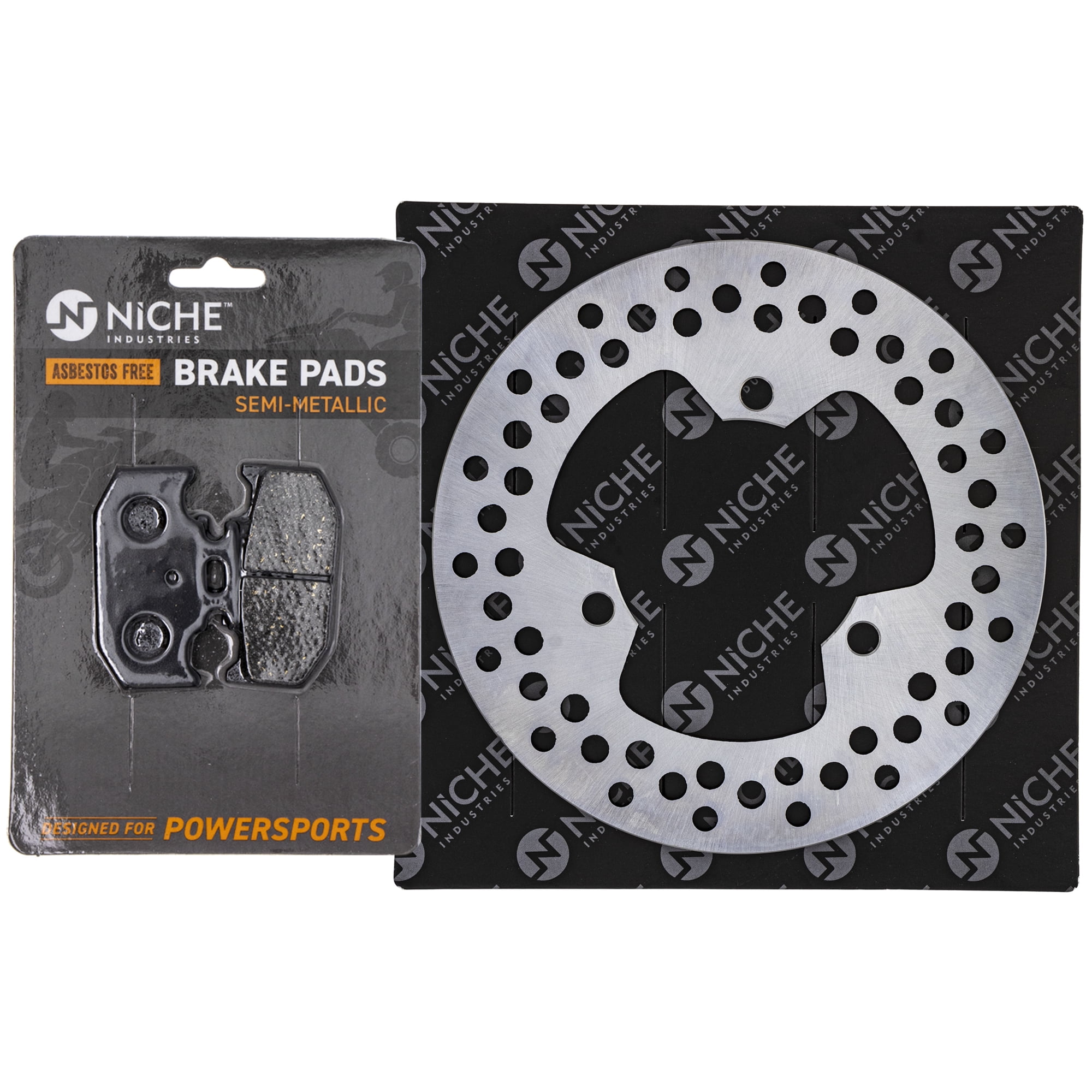 Niche Rear Right Brake Rotor Pad Kit for Yamaha 3C5-25806-00-00