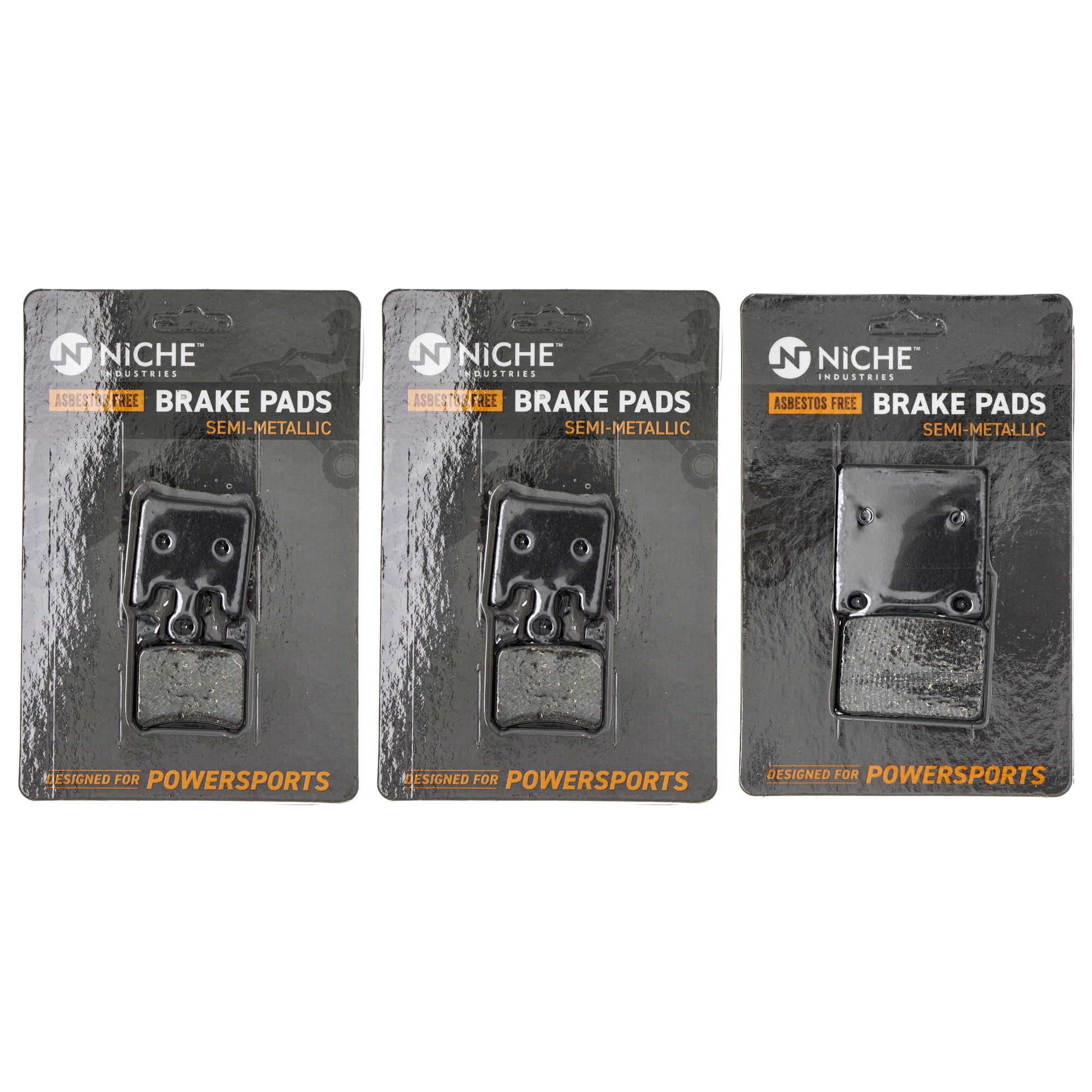 nekkページ Niche Organic Brake Pad Set for Kawasaki Ninja ZX12R
