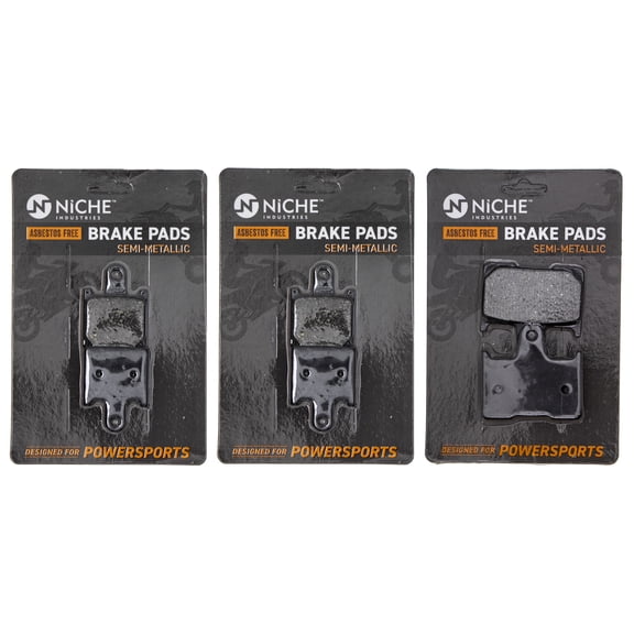 Niche Semi-Metallic Brake Pad Set for Kawasaki Ninja ZX14 Motorcycle MK1002598